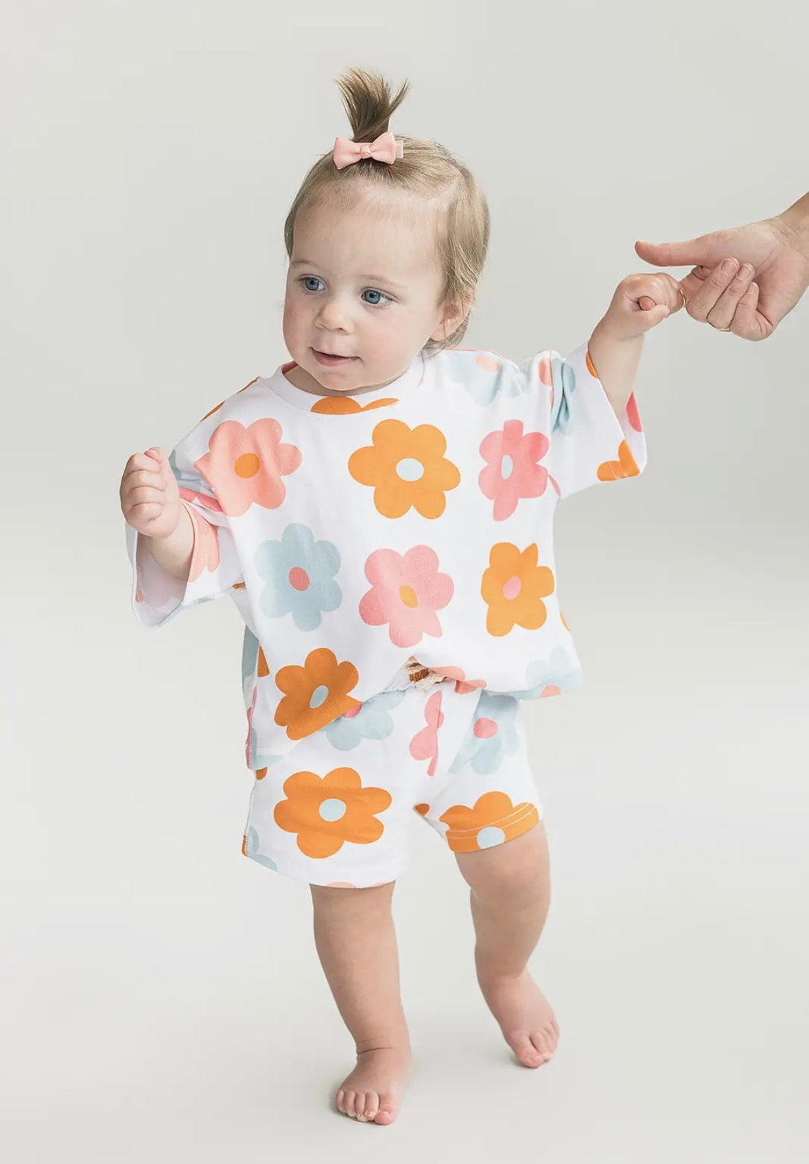 Groovy Flower Shorts Set
