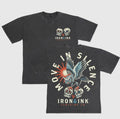 Iron & Ink Move In Silence Graphic Tee Grey