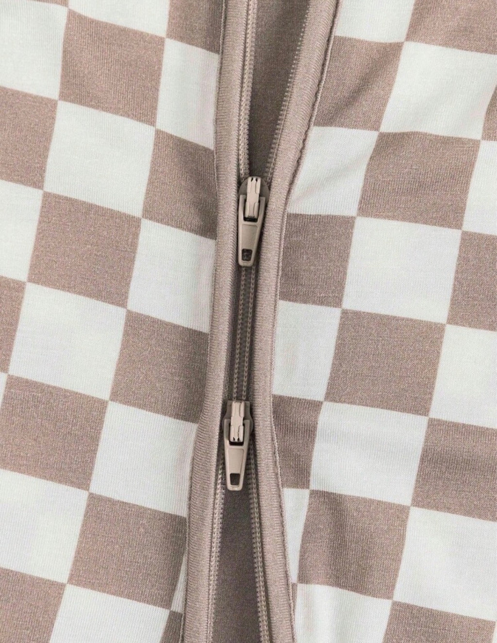 Infant Tan Checker Sleeper✨