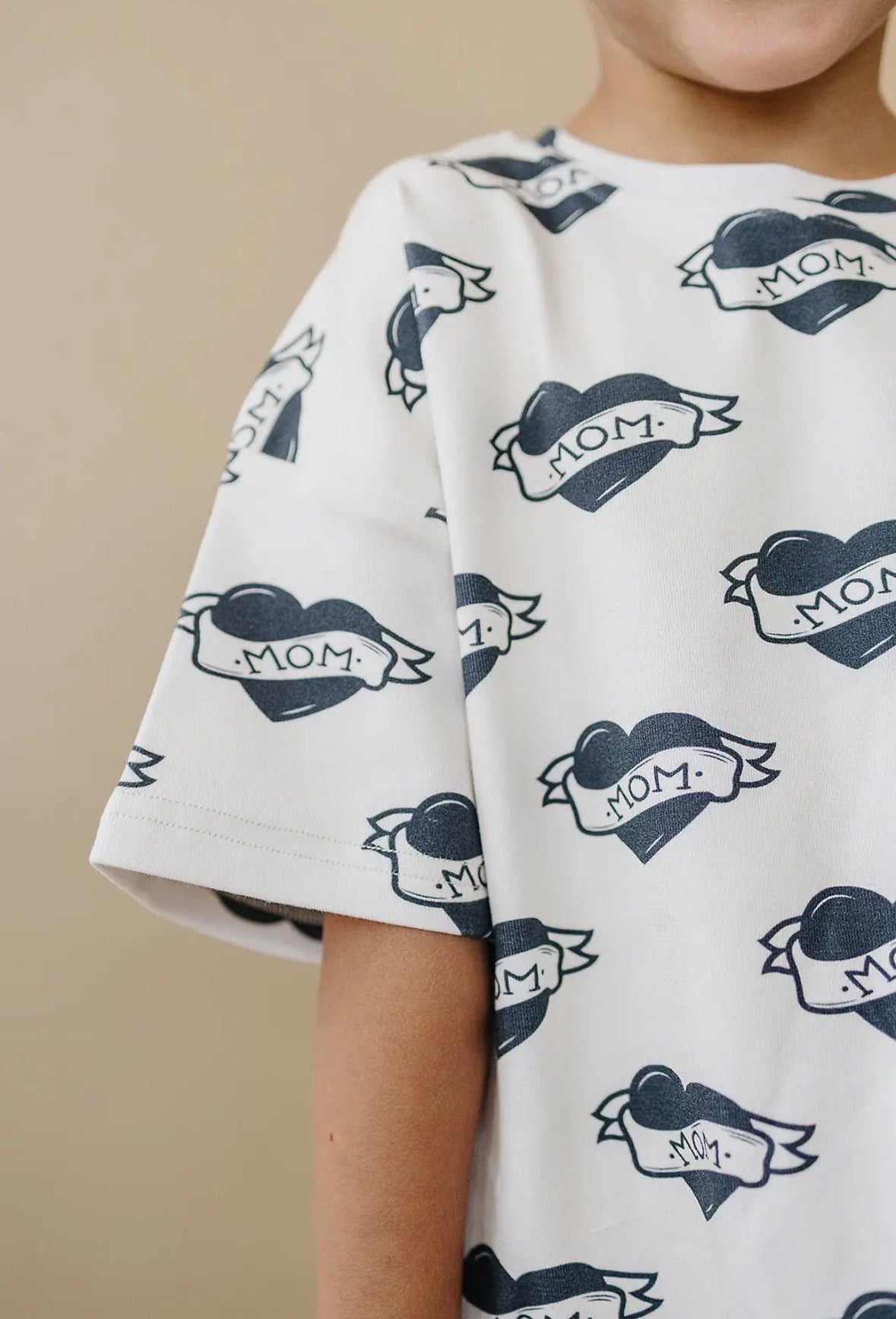 Youth Tattoo Mom Shorts Set