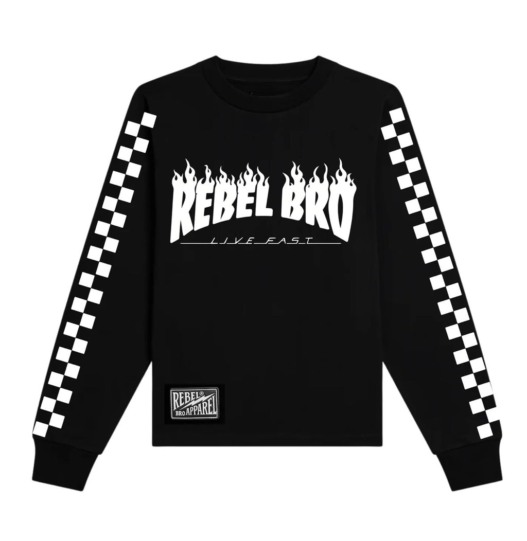 Rebel Bro Fast Flames Long Sleeve