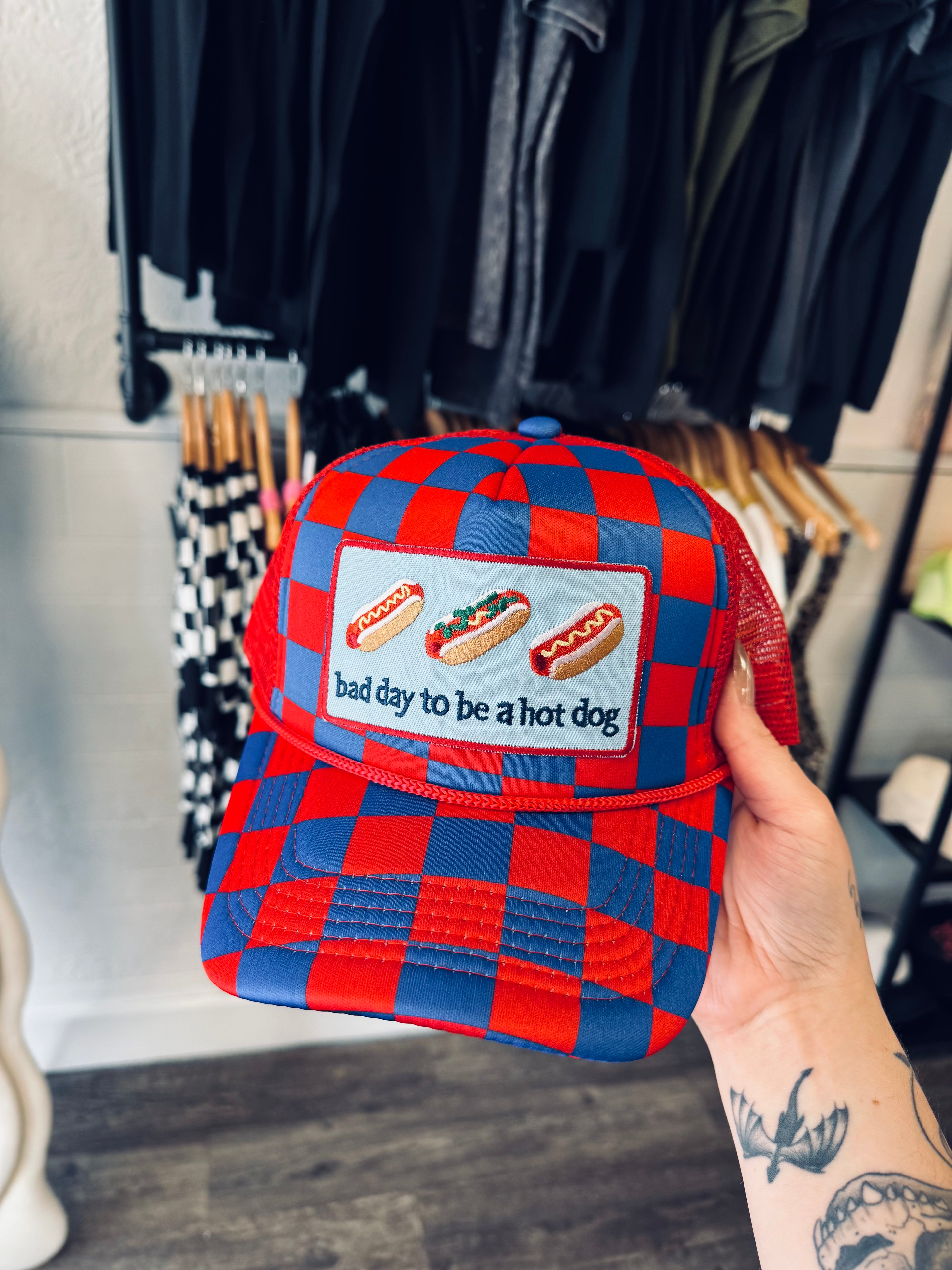 Bad Day To Be A Hotdog Trucker Hat