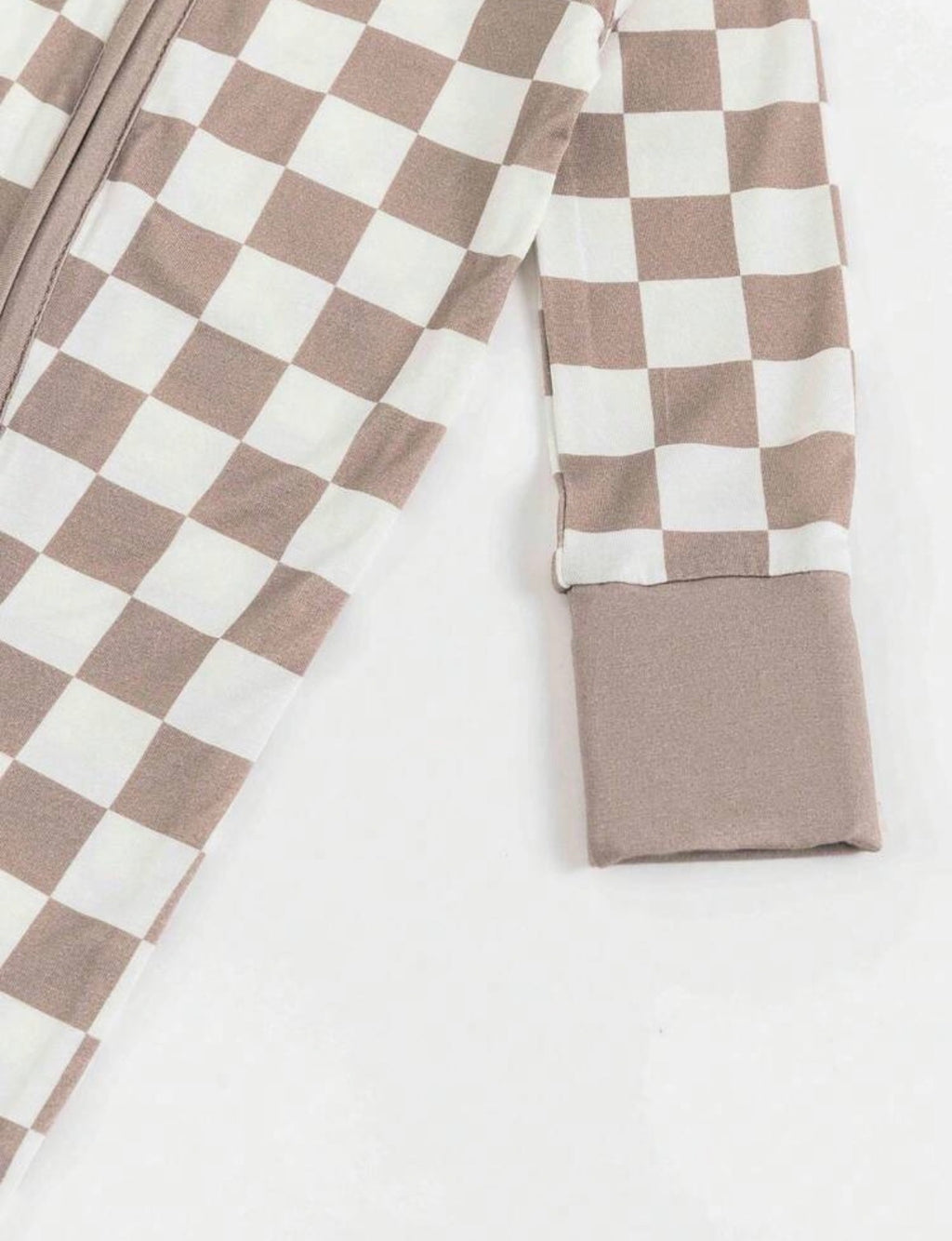 Infant Tan Checker Sleeper✨