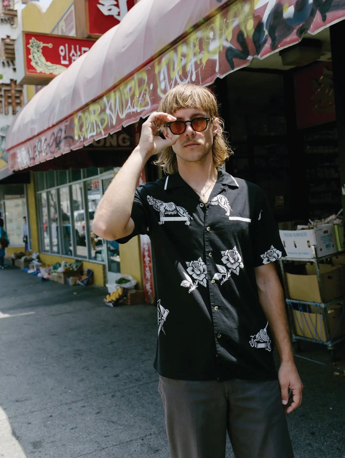 Unisex Foodie Button Up