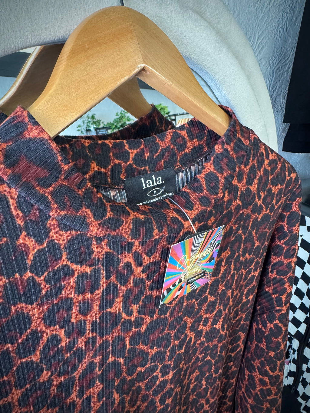 Oversized Cheetah Tshirt Style Dress
