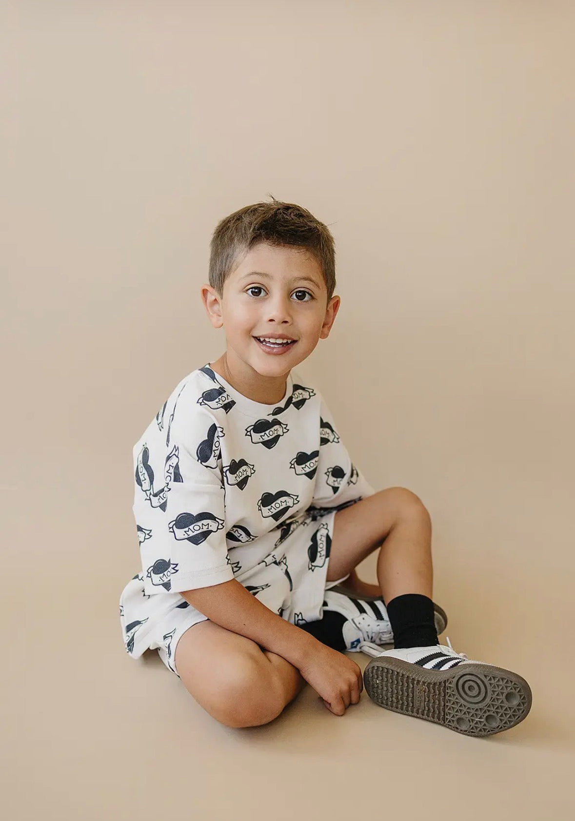 Youth Tattoo Mom Shorts Set