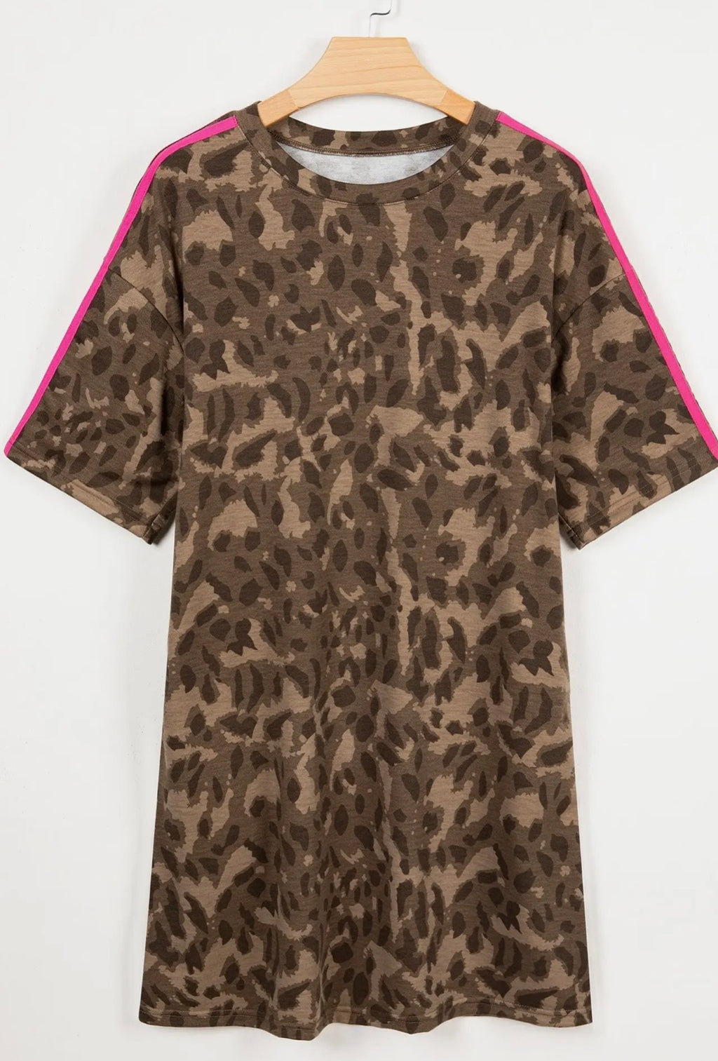 Cheetah T-Shirt Dress W/Pockets✨