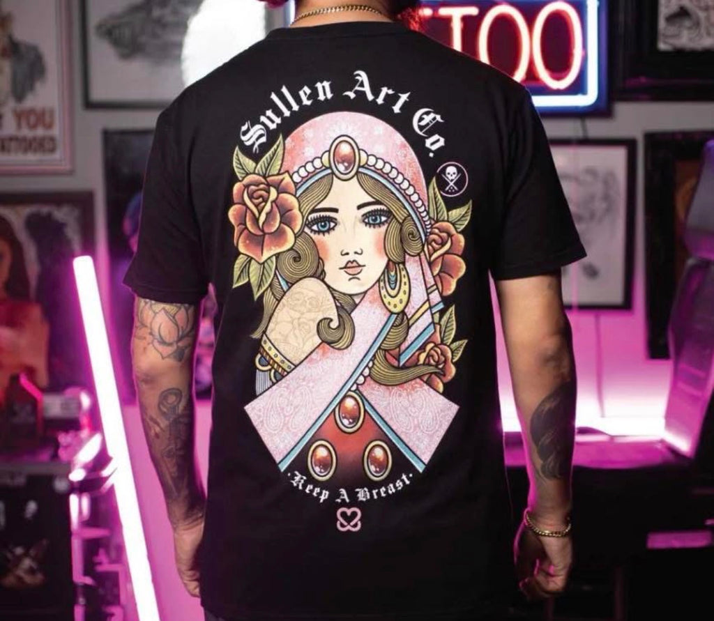 Sullen Breast Cancer Graphic Tee