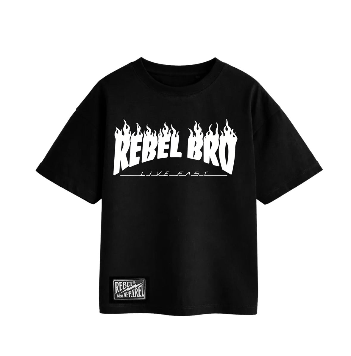 Rebel Bro Flame Short Sleeve Tee