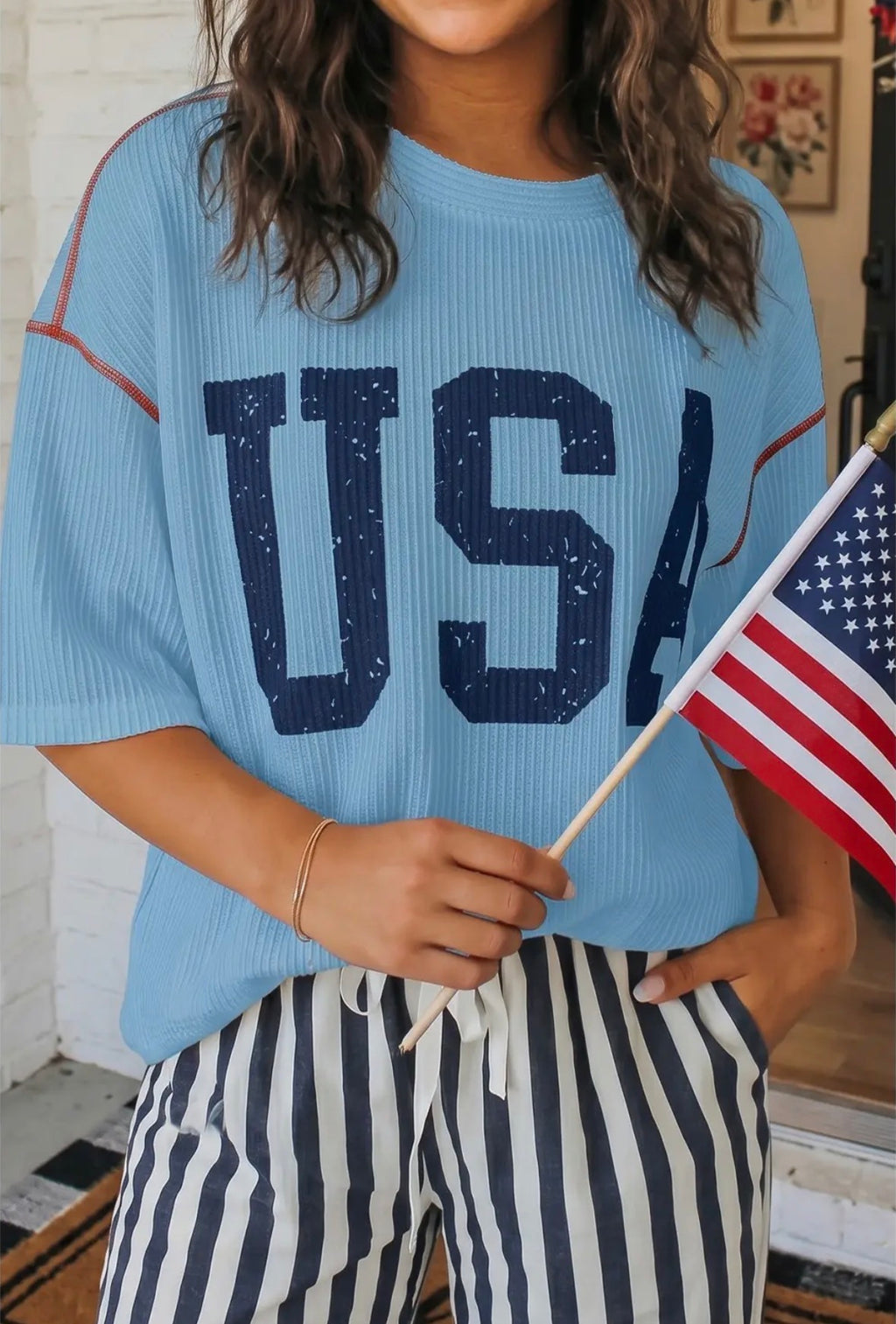 USA Blue Top