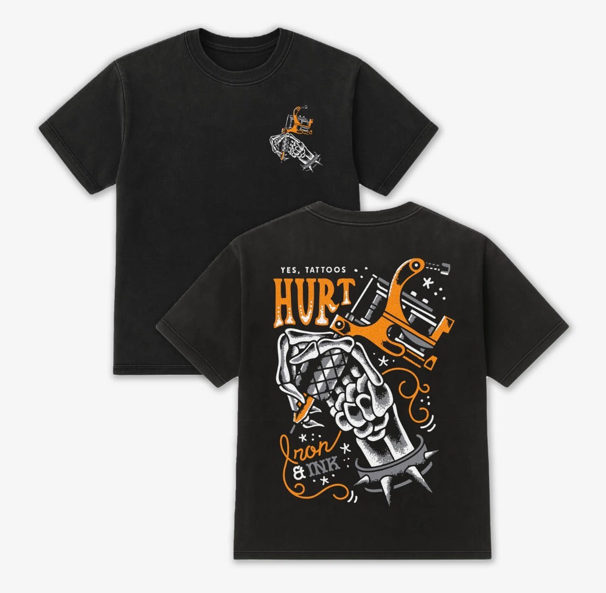 Iron & Ink Tattoos Hurt Tee