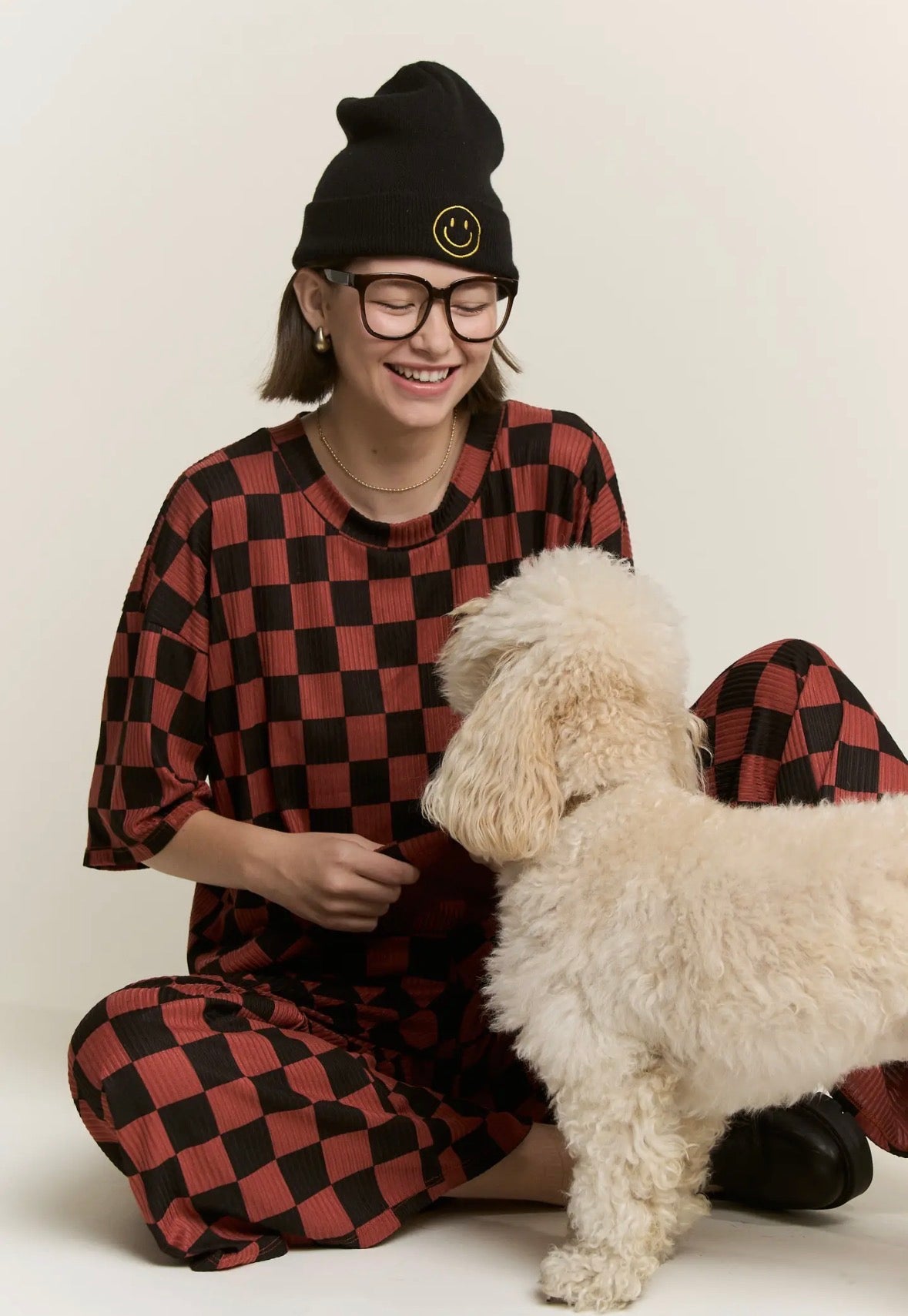 Mocha Checkered Bottoms