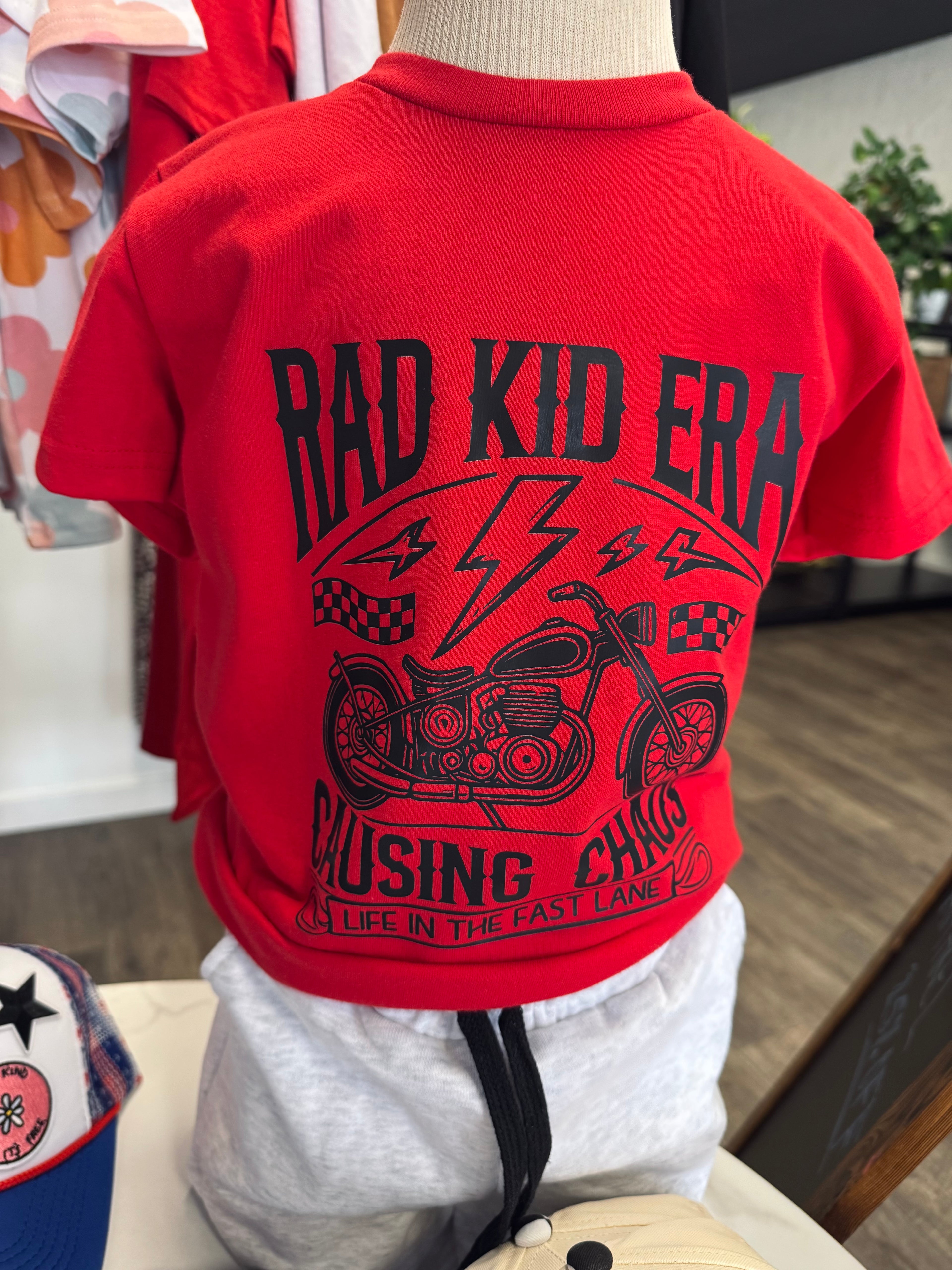 Youth Rad Kid Era Tee Red