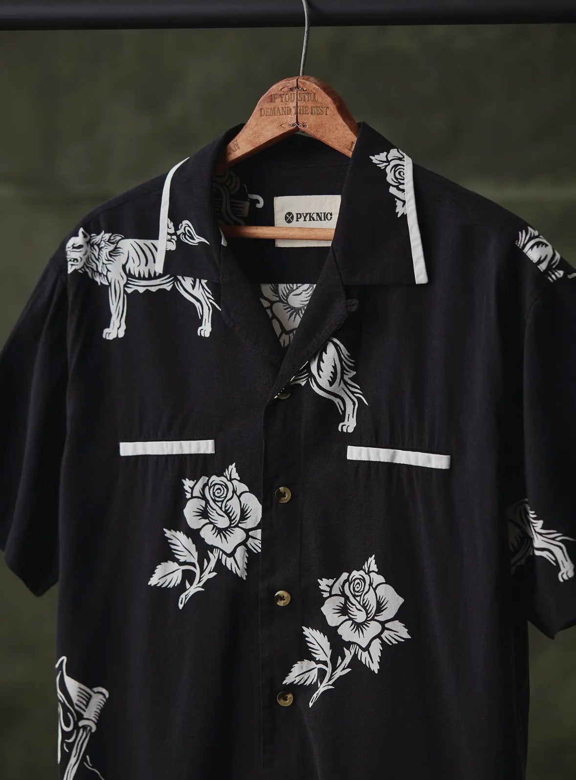 Unisex Foodie Button Up