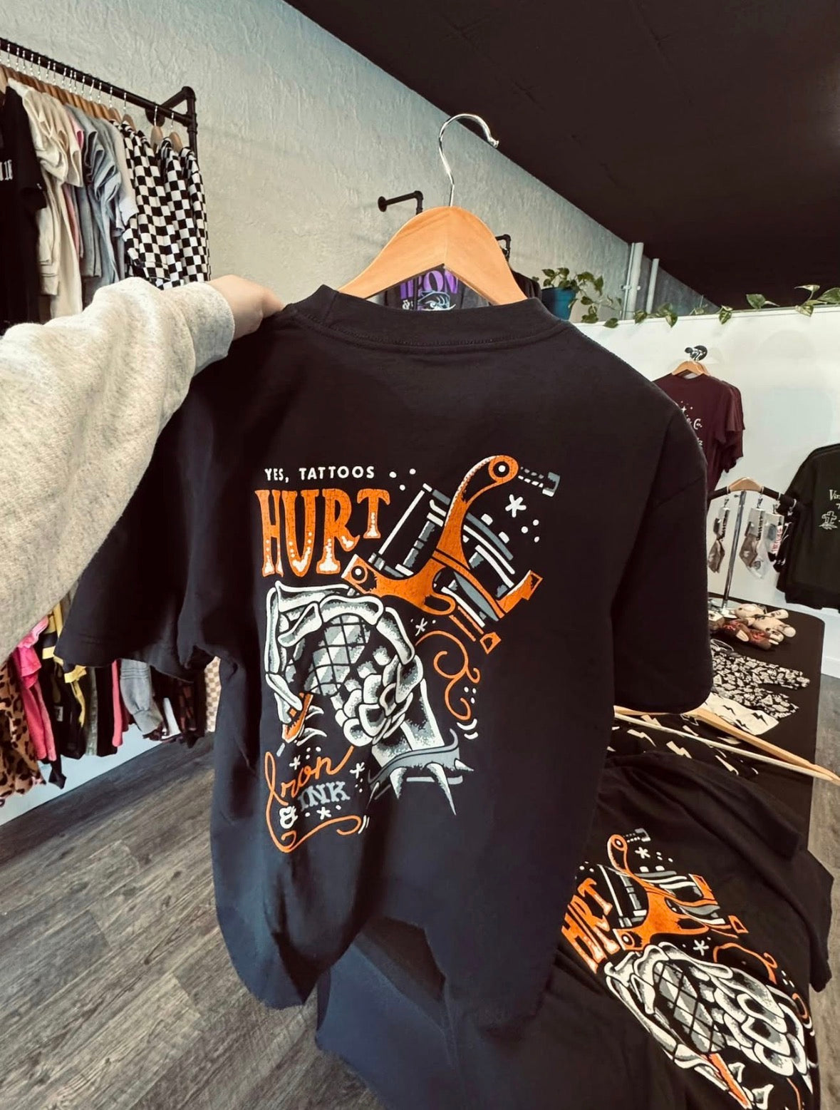 Iron & Ink Tattoos Hurt Tee