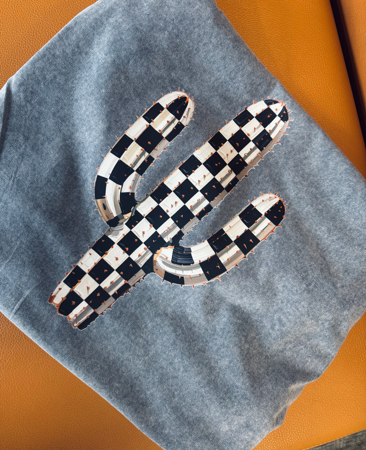 Checker Cactus Tee
