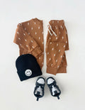 Youth Brown Bolt Jogger Set