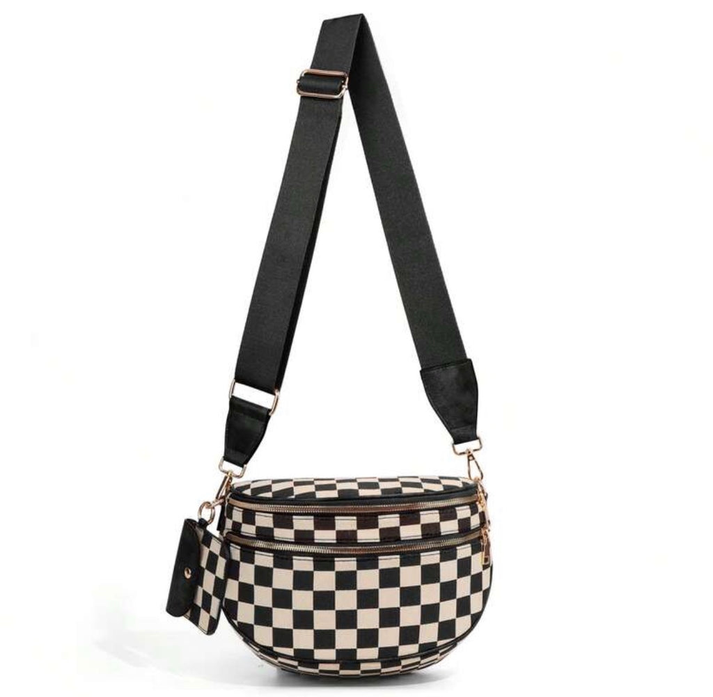 Checker Sling Bag