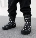 Black Bolt Rain Boots