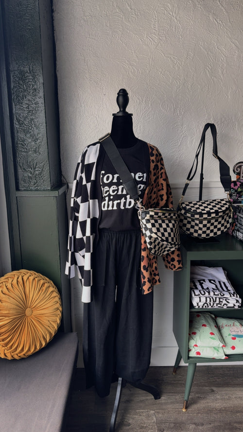 Checker Sling Bag