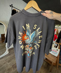 Iron & Ink Move In Silence Graphic Tee Grey