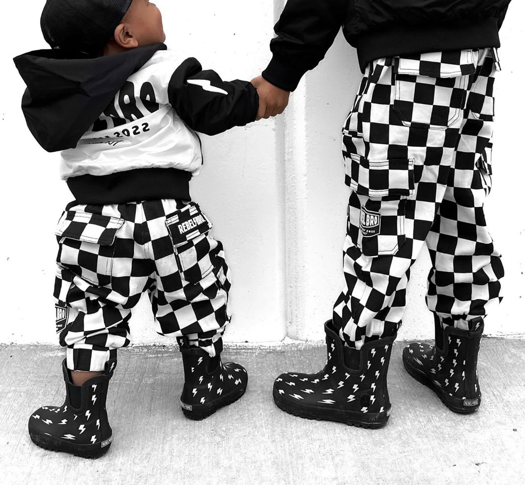Black Bolt Rain Boots